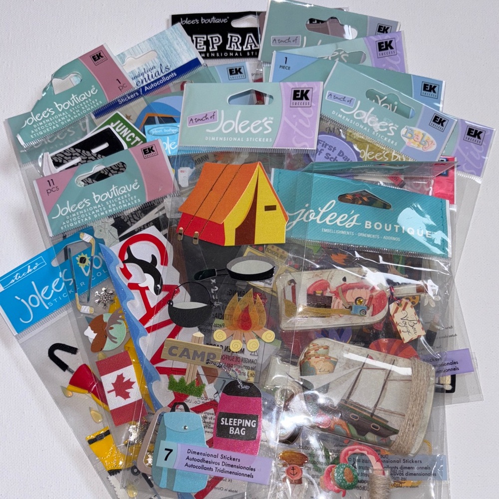 Jolee's Boutique Dimensional Stickers Collection Set of 21 Jolee’s Miniature